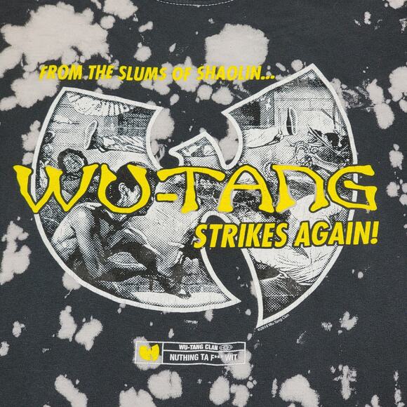 Wu-Tang B7W Tie-Dye Unisex Tee "From The Slums Of Shaolin,,," - Size XL - Picture 2 of 4